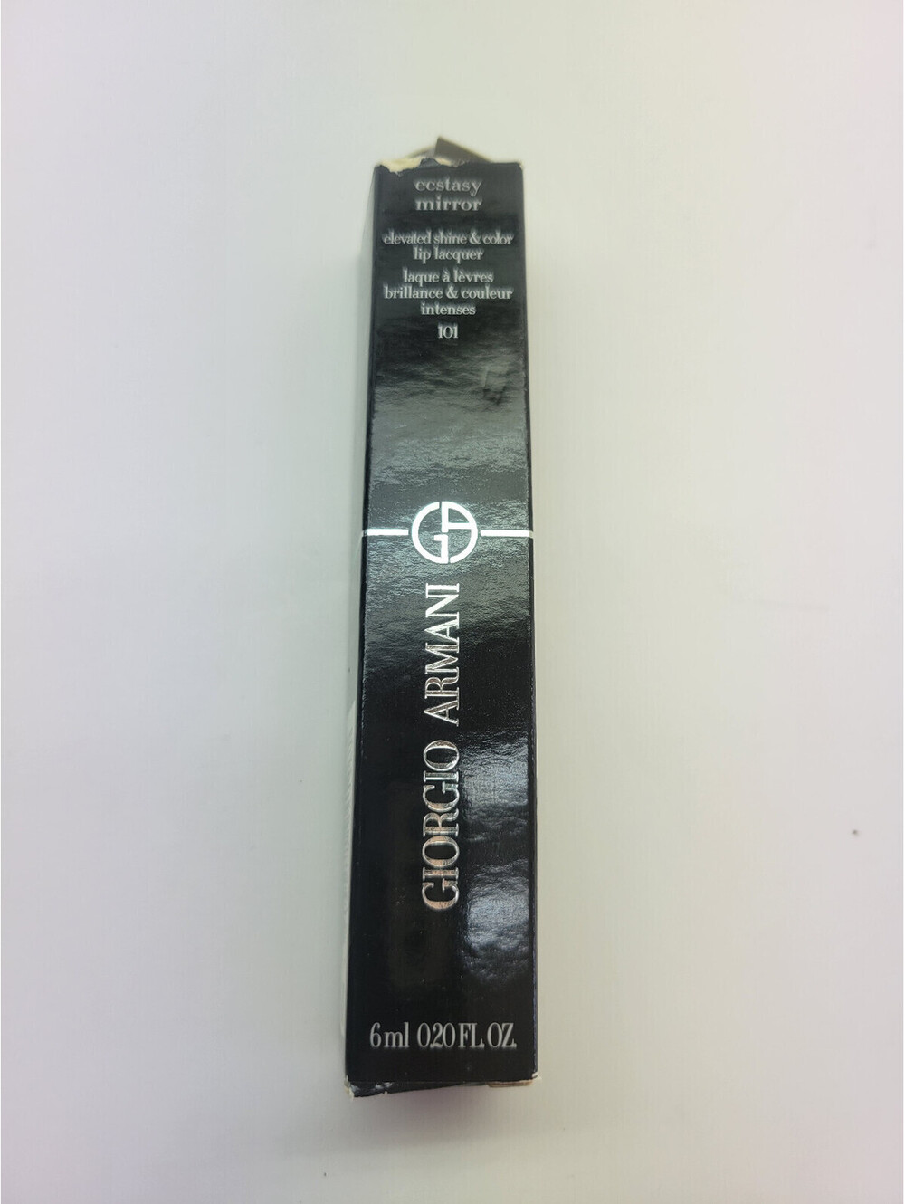 Giorgio Armani Ecstasy Mirror Lip Gloss Shade 101 BEYOND 0.20oz *Damaged Box*